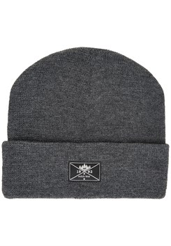 Mikk-Line Plain knit hat - Antrazite